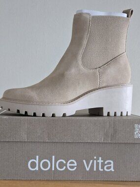 Dolce Vita HELEN Dune Suede Bootie NWT